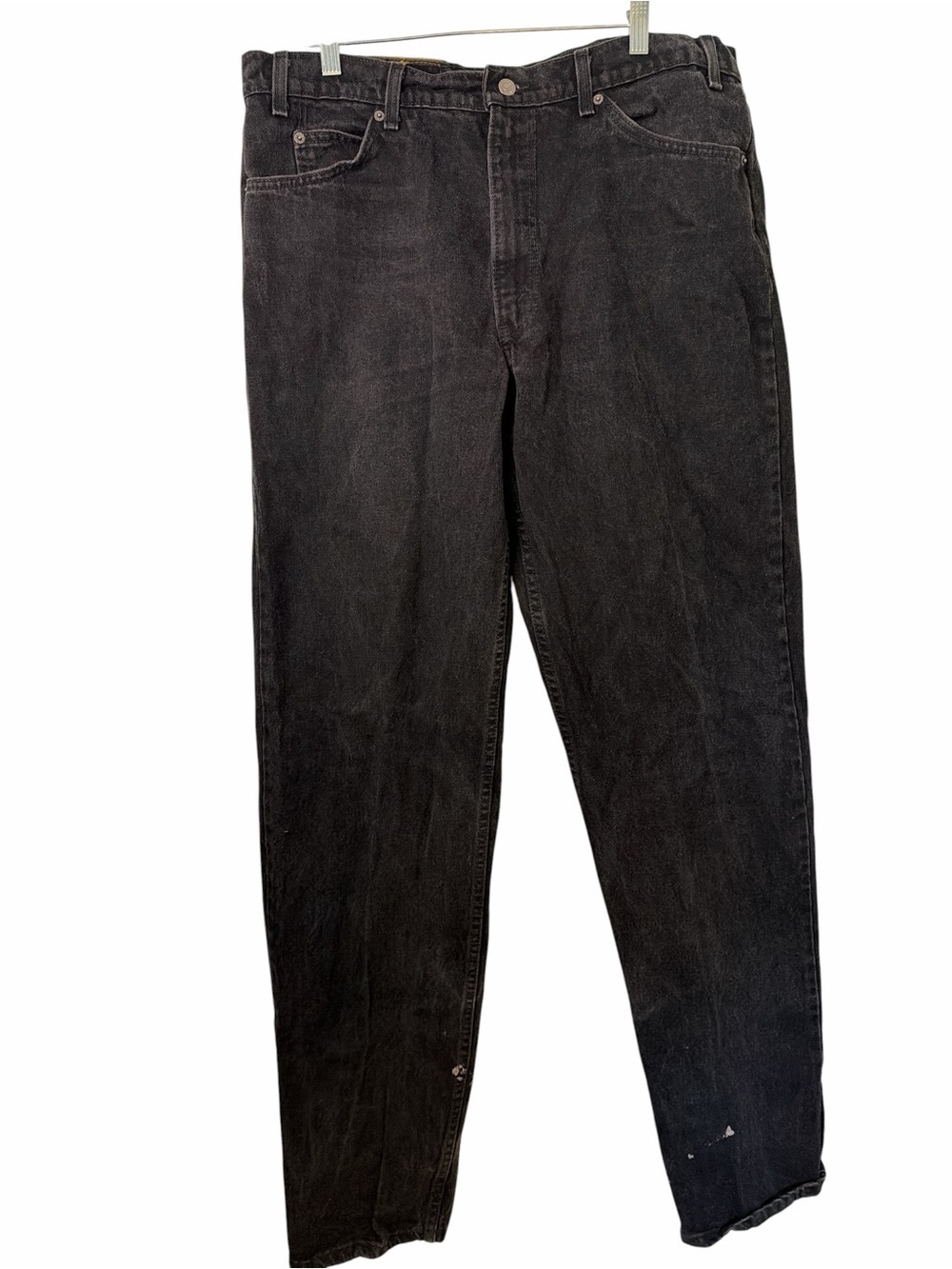 Levi’s Vintage Orange Tab 565 Loose Wide Leg Black Jeans